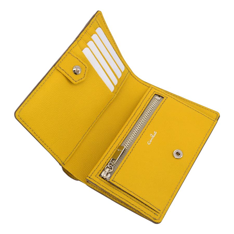 COMME CA（コムサ） エアリスト 二つ折り財布 本革 レディース ステラ