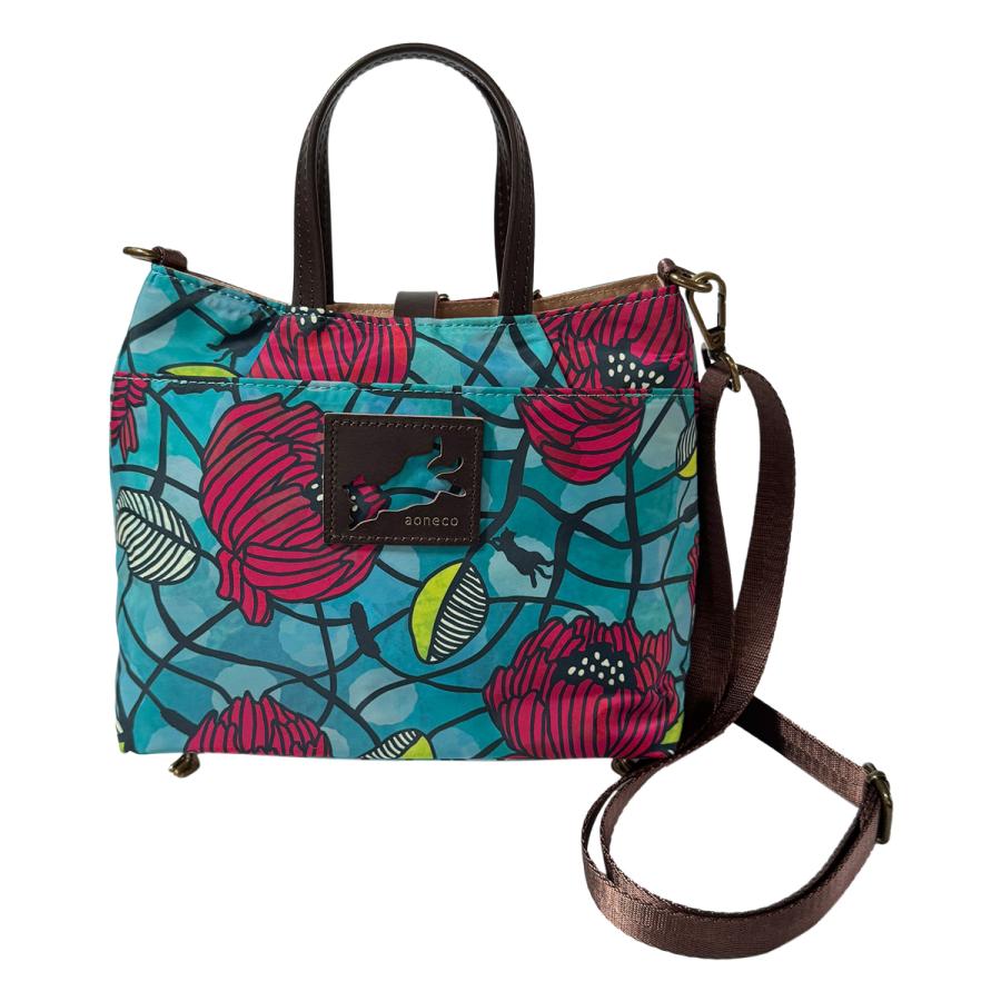 【レビュー投稿で+5％還元】アオネコ ショルダーバッグ ミニショルダー ハンドバッグ トートバッグ 手持ち 保護ネコ支援 寄付チケット付 チャリティー レディース aj006 ネコ足ファブリック aoneco ネコ 猫 アニマル 縁起 風水 お祝い ギフト プレゼント aoneco（アオネコ） ショルダーバッグ ミニショルダー ハンドバッグ