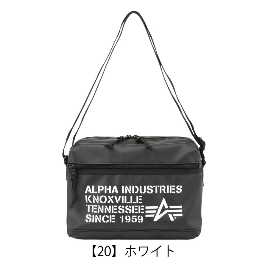 アルファインダストリーズ ショルダーバッグ メンズ 66304 ALPHA INDUSTRIES 横型ショルダー 斜め掛け 撥水｜sacsbar｜11