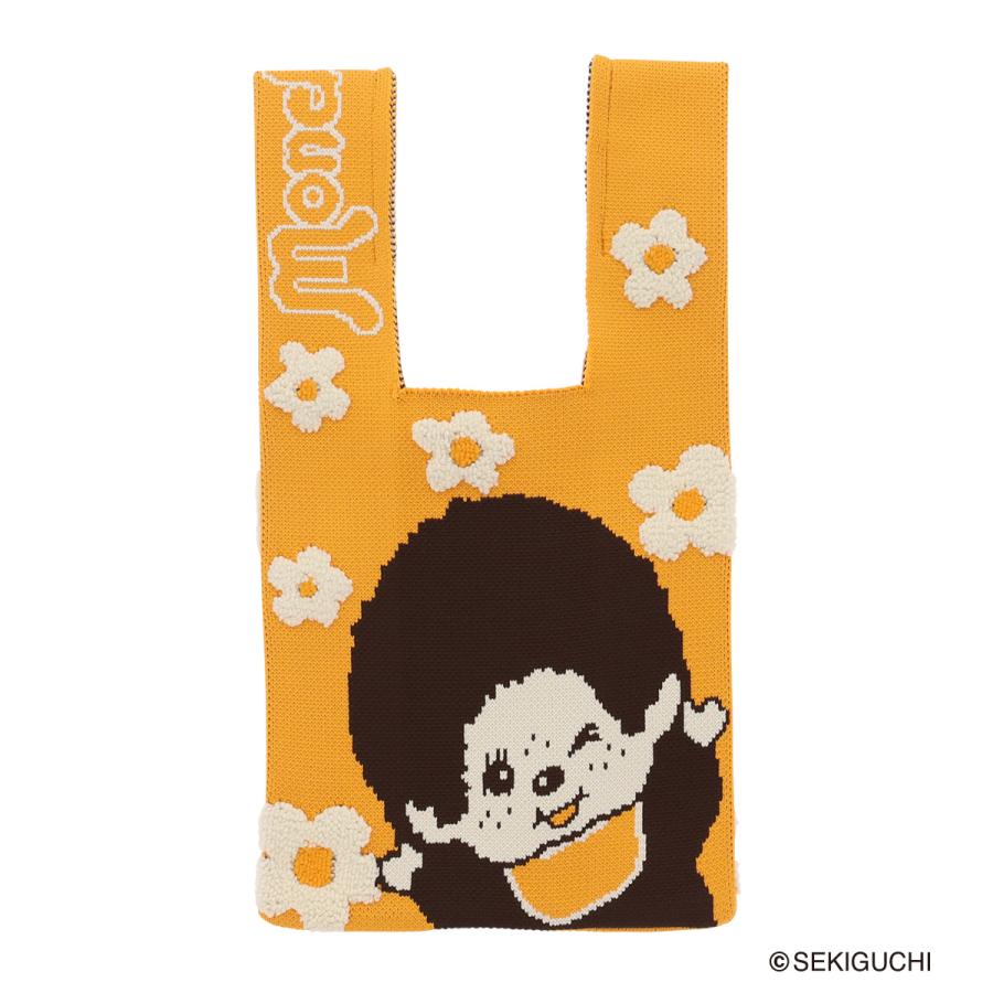 【るっちゃんさま専用】早い者勝ち！ebagos/スイッチハンドバッグ モンチッチ ニットバッグ S レディースMonchhichi ハンドバッグ