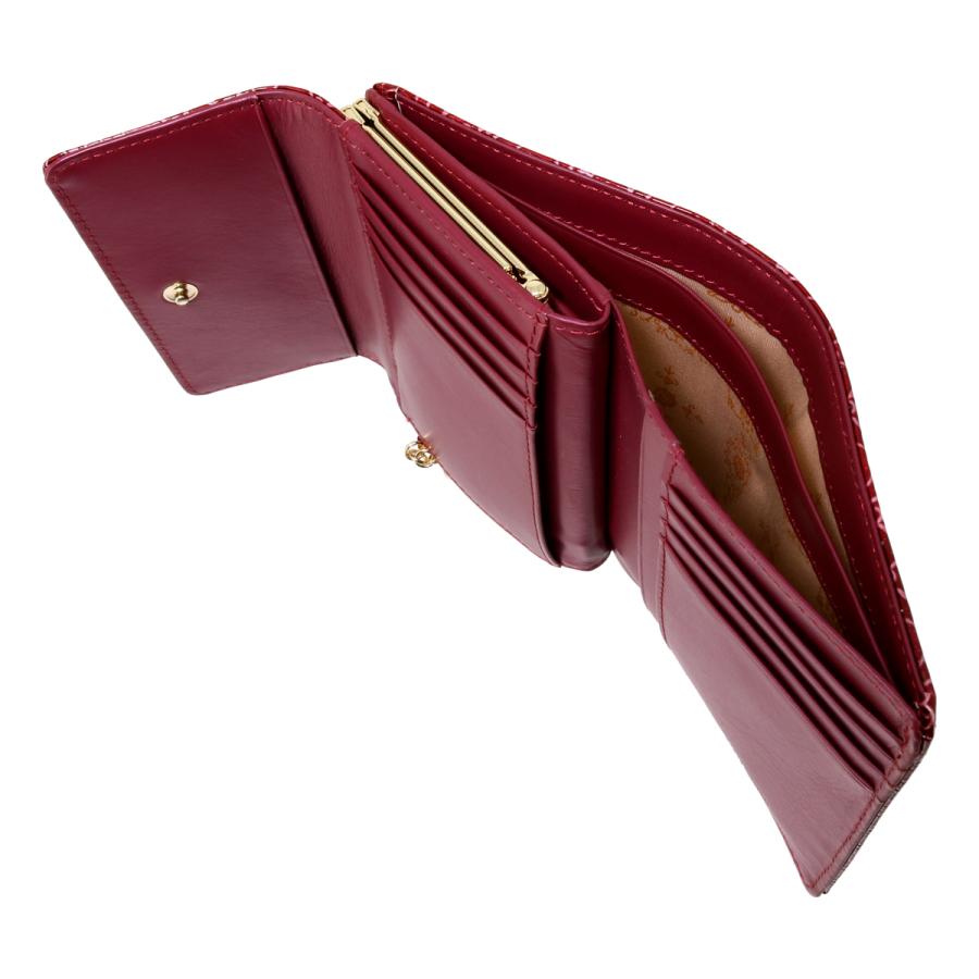 ANNA SUI（アナスイ） 二つ折り財布 がま口 ローズハート レディース