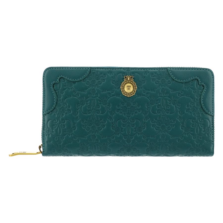 ANNA SUI アナ スイ 長財布 ラウンドファスナー レディース 本革 