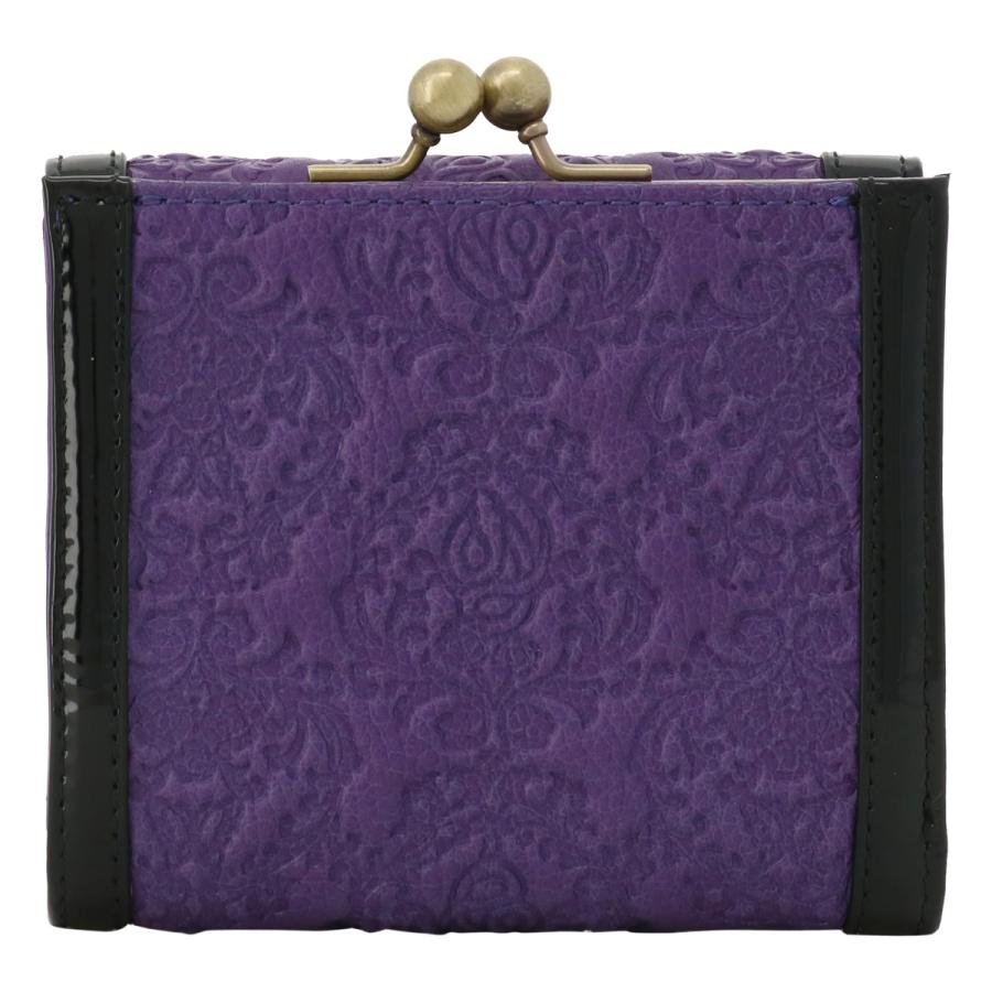 ANNA SUI アナスイ 二つ折り財布 がま口 本革 レディース ANNA SUI アナスイ 二つ折り財布 がま口 本革 レディース
