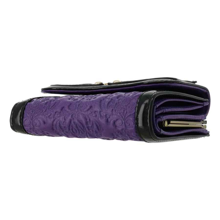 【新品タグ付き】ANNA SUI アナスイ セルパン がま口二つ折り財布 ヘビ ANNA SUI（アナスイ） パスケース 本革 レディース セルパン 316113