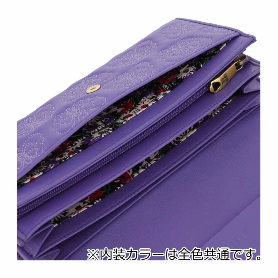 ANNA SUI アナスイ 長財布 かぶせ 本革 レディース チェイス ANNA SUI アナスイ 長財布 かぶせ 本革 レディース チェイス