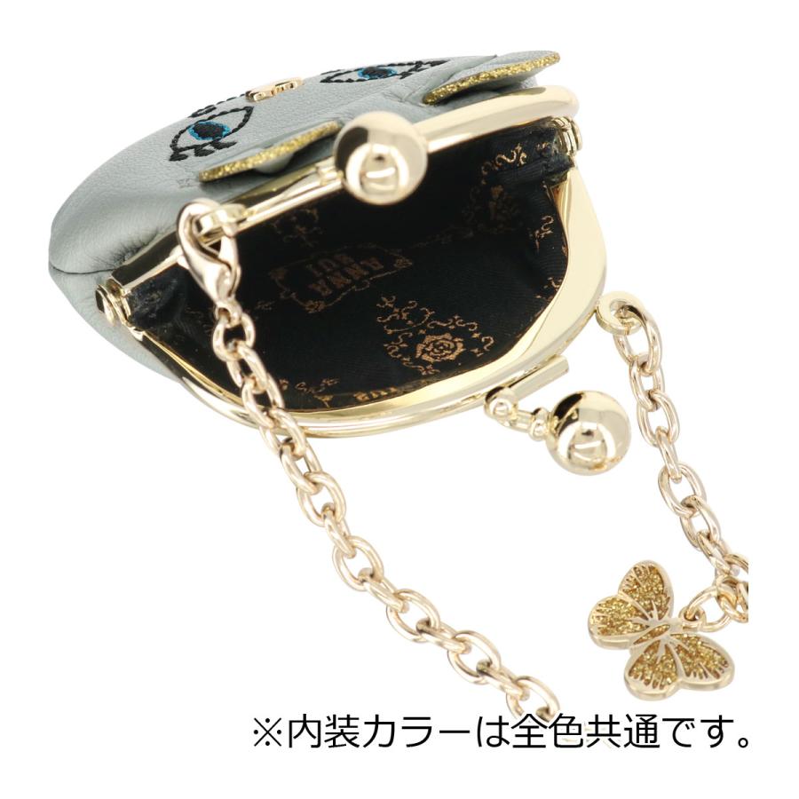 ANNA SUI（アナスイ） コインケース がま口 本革 TITI レディース