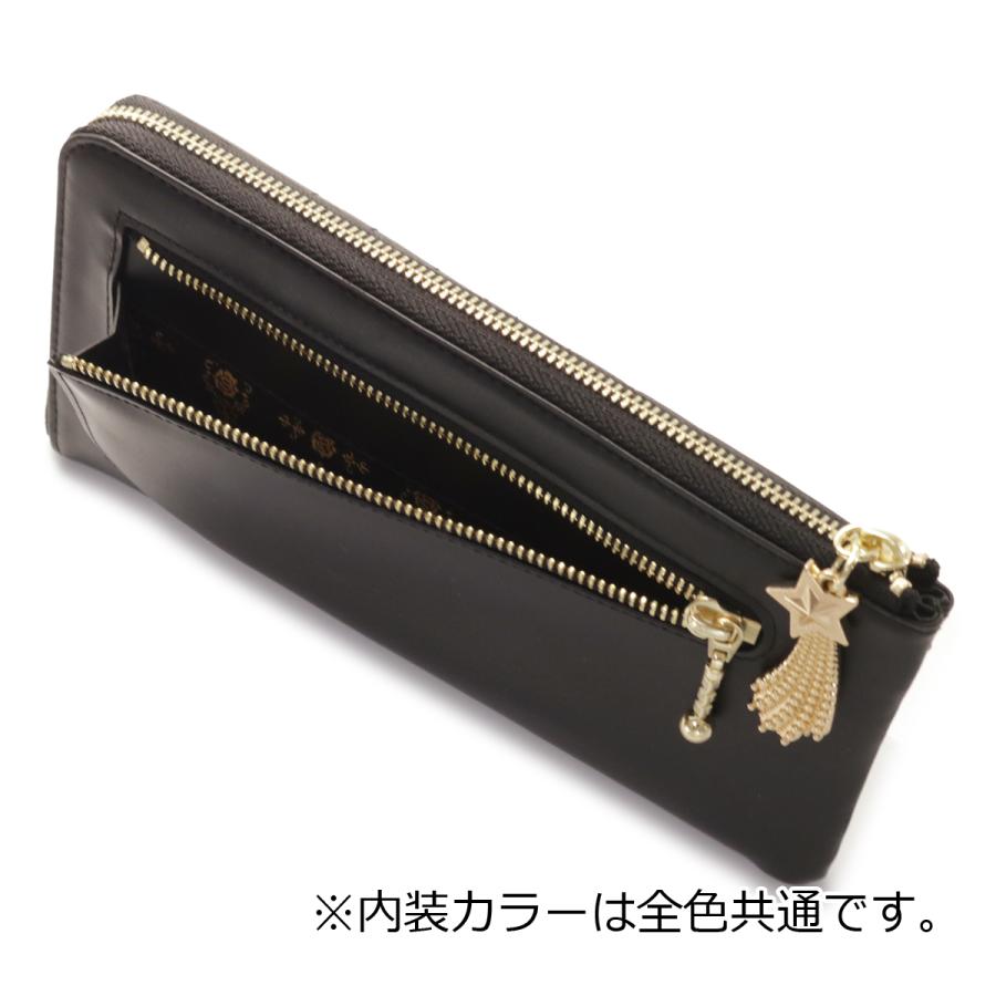 ANNA SUI アナスイ 長財布 L字ファスナー レディース 本革 ANNA SUI アナスイ 長財布 L字ファスナー レディース 本革