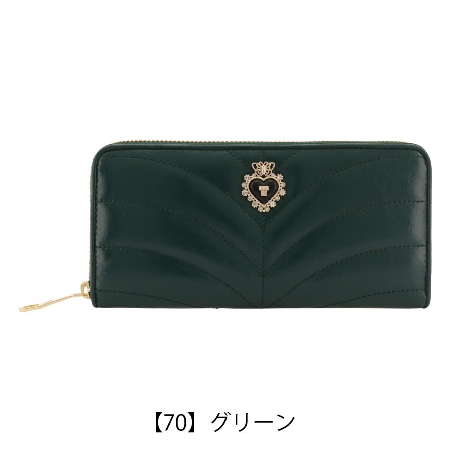 ANNA SUI（アナスイ） 長財布 ラウンドファスナー 本革 レディース