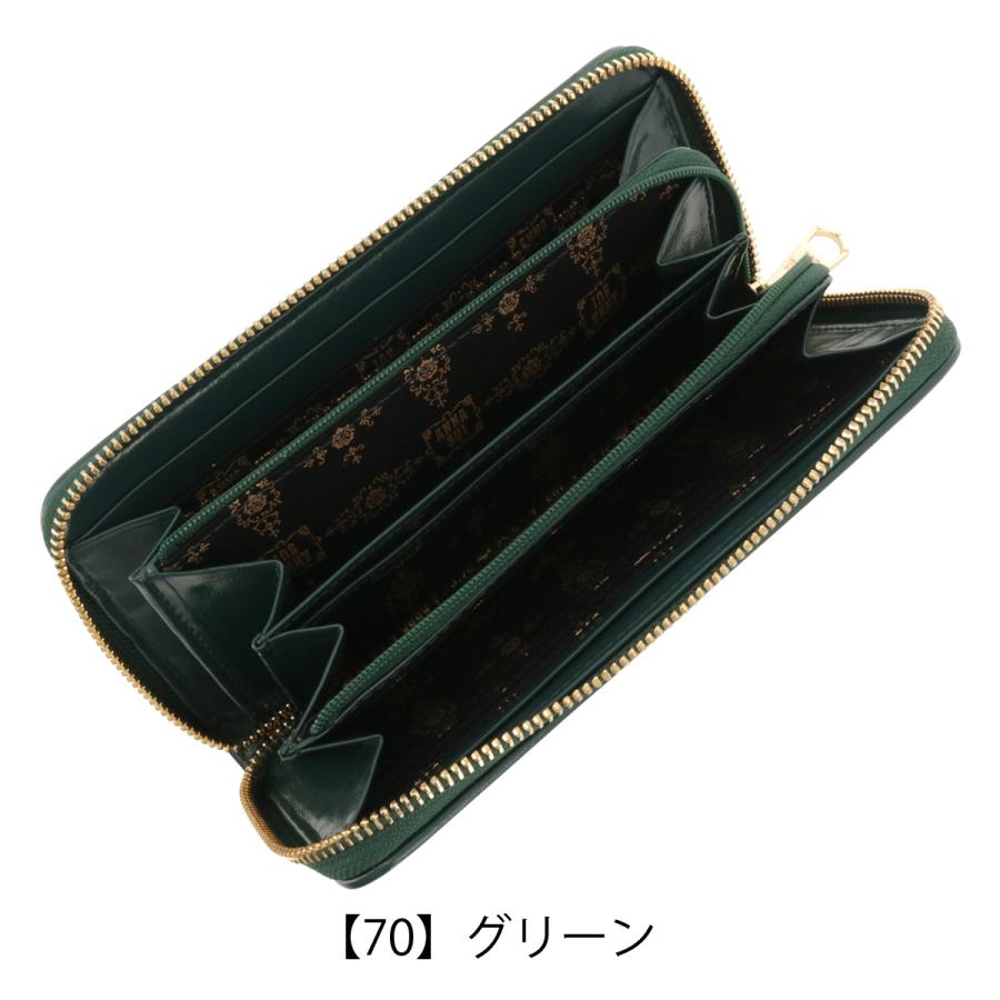 ANNA SUI（アナスイ） 長財布 ラウンドファスナー 本革 レディース