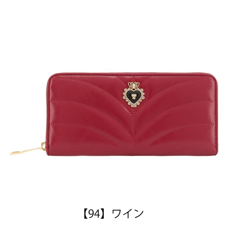 ANNA SUI（アナスイ） 長財布 ラウンドファスナー 本革 レディース