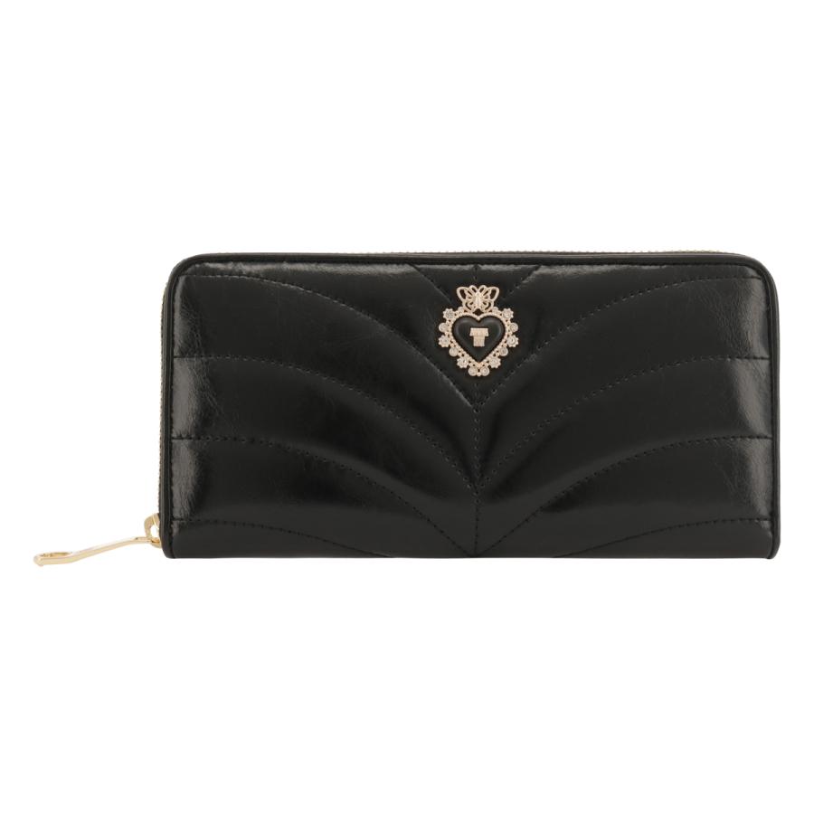 ANNA SUI（アナスイ） 長財布 ラウンドファスナー 本革 レディース
