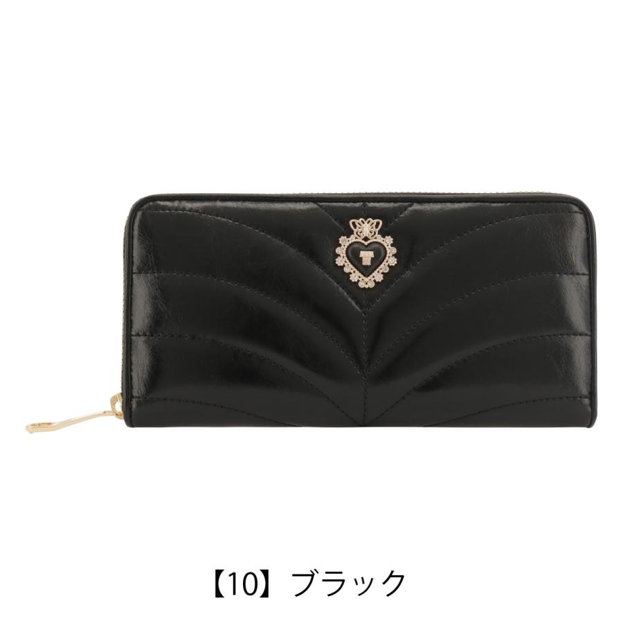 ANNA SUI（アナスイ） 長財布 ラウンドファスナー 本革 レディース