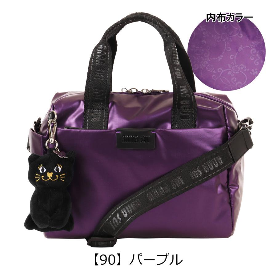 【新品未使用】アナスイ バッグ 2wayバッグ 紫 パープル 花柄ボストンバッグ 中古・古着通販】ANNA SUI (アナスイ) 2WAYバッグ パープル｜ブランド