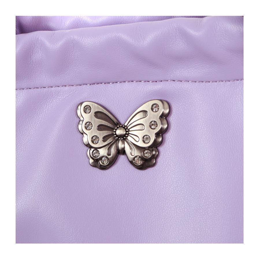 美品　アナスイ　Y2K トートバッグ2way 巾着　エンボス　本革レザーブラック 美品 アナスイ Y2K トートバッグ2way 巾着 エンボス 本革レザー