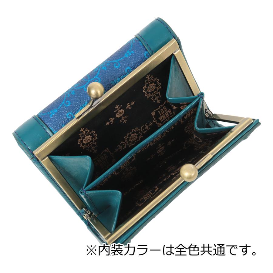 ANNA SUI（アナスイ） 二つ折り財布 がま口 レディース リーブル