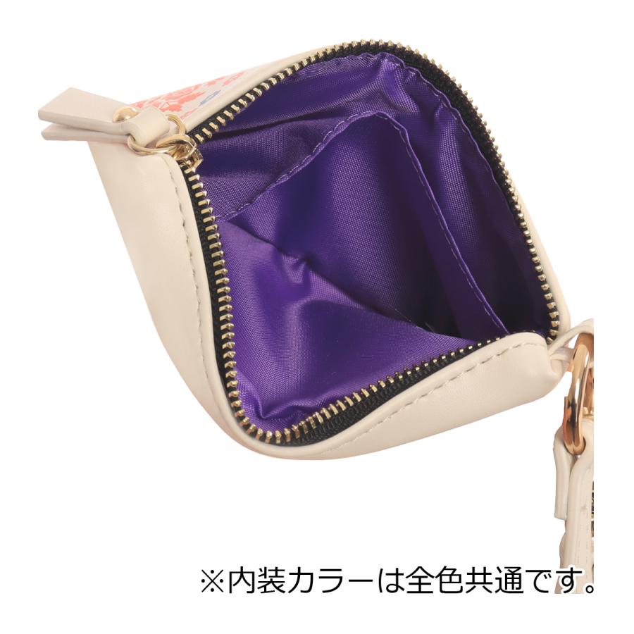 アナスイ マルチケース ファミリアアート レディース317890 ANNASUI | 小銭入れ コインケース 刺繍 ストラップ 名前