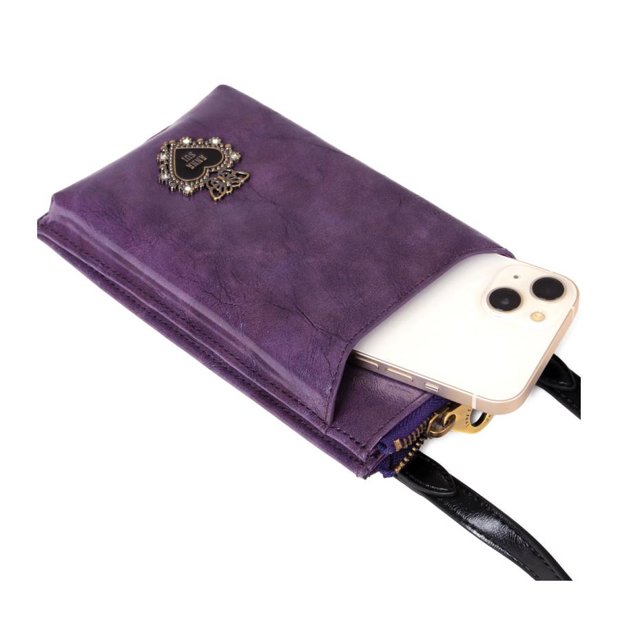 ANNA SUI（アナスイ） スマホショルダー L字ファスナー レディース