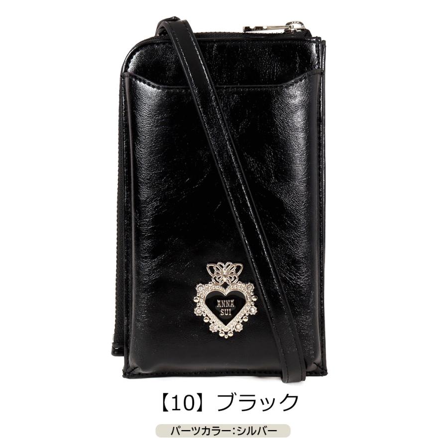 ANNA SUI ショルダーウォレット ANNA SUI（アナスイ） スマホショルダー L字ファスナー レディース