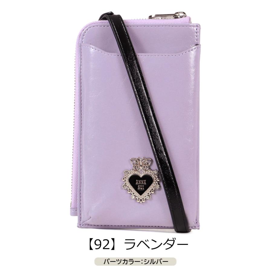 ANNA SUI（アナスイ） スマホショルダー L字ファスナー レディース