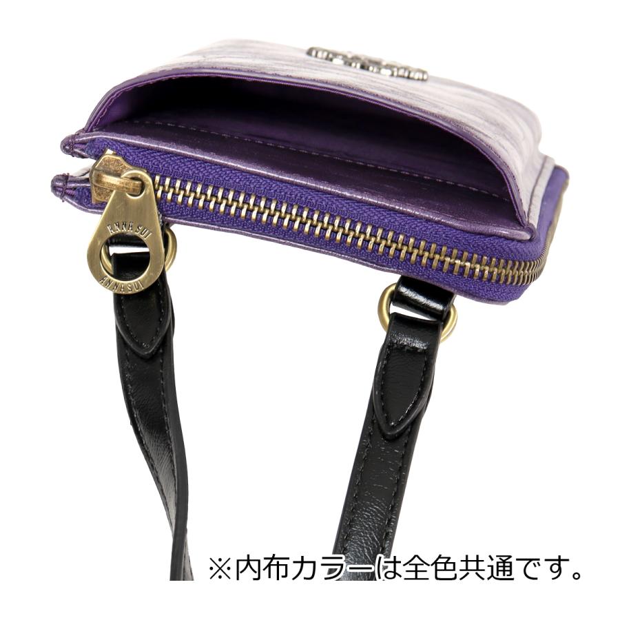 ANNA SUI（アナスイ） スマホショルダー L字ファスナー レディース