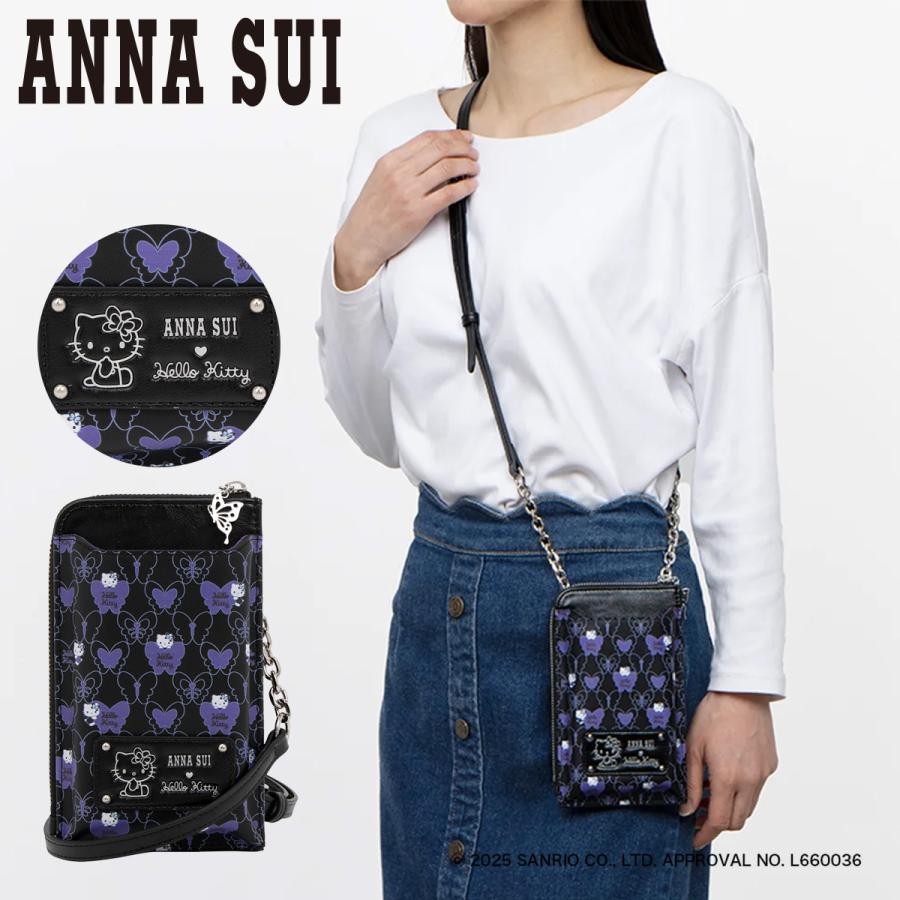ANNA SUI（アナスイ） ハローキティ スマホショルダー レディース