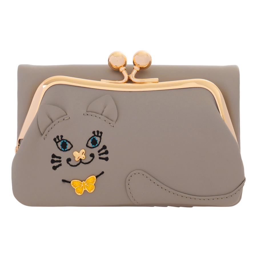 ✨希少✨ANNA SUI アナスイ soluna ソルーナ 二つ折り財布 がま口 アナスイ 財布 二つ折り ANNA SUI がま口 二つ折り財布 レザー 本革