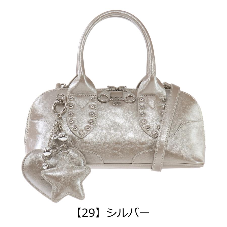 【美品】ANNA SUI　アナスター　2WAYバッグ　星柄　エンボス ANNA SUI（アナスイ） トートバッグ ルミナス 318181 ANNASUI 2WAY