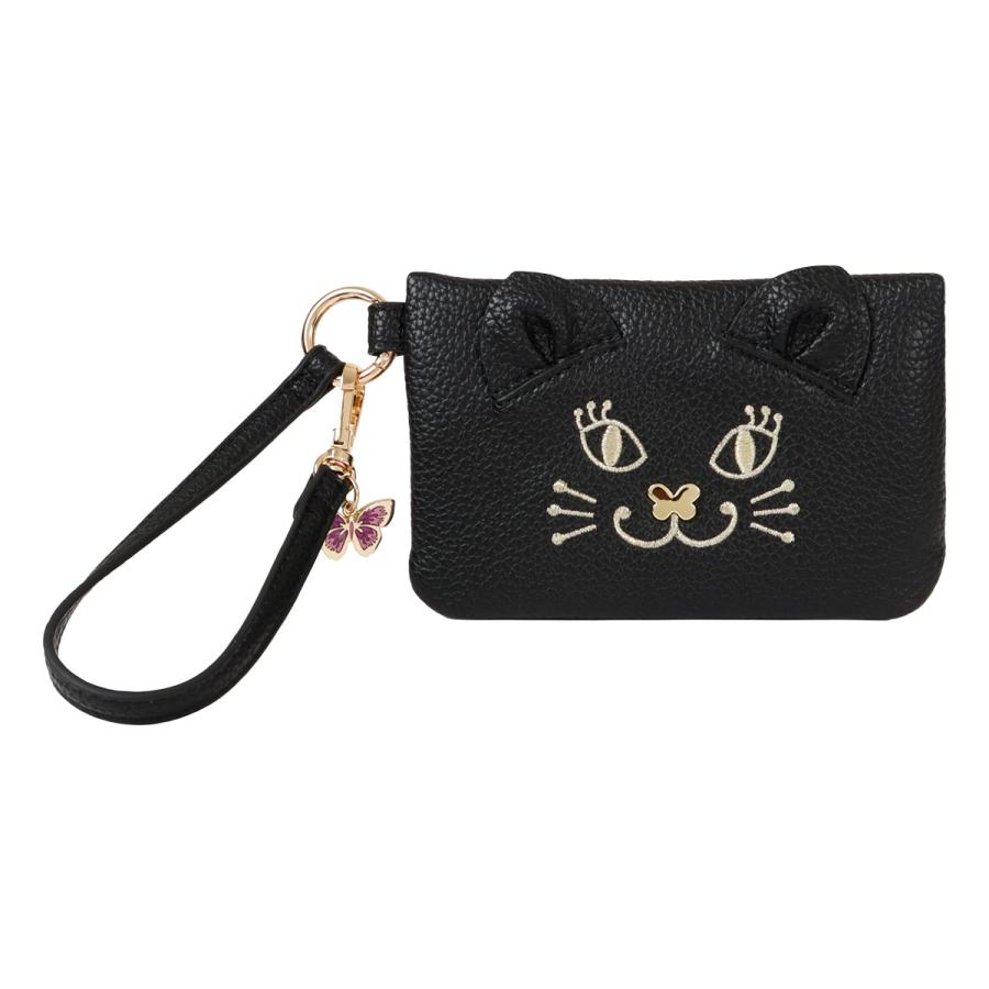 未使用　ANNA SUI アナスイ　猫の顔　ケース ANNA SUI（アナスイ） コインケース がま口 本革 TITI レディース