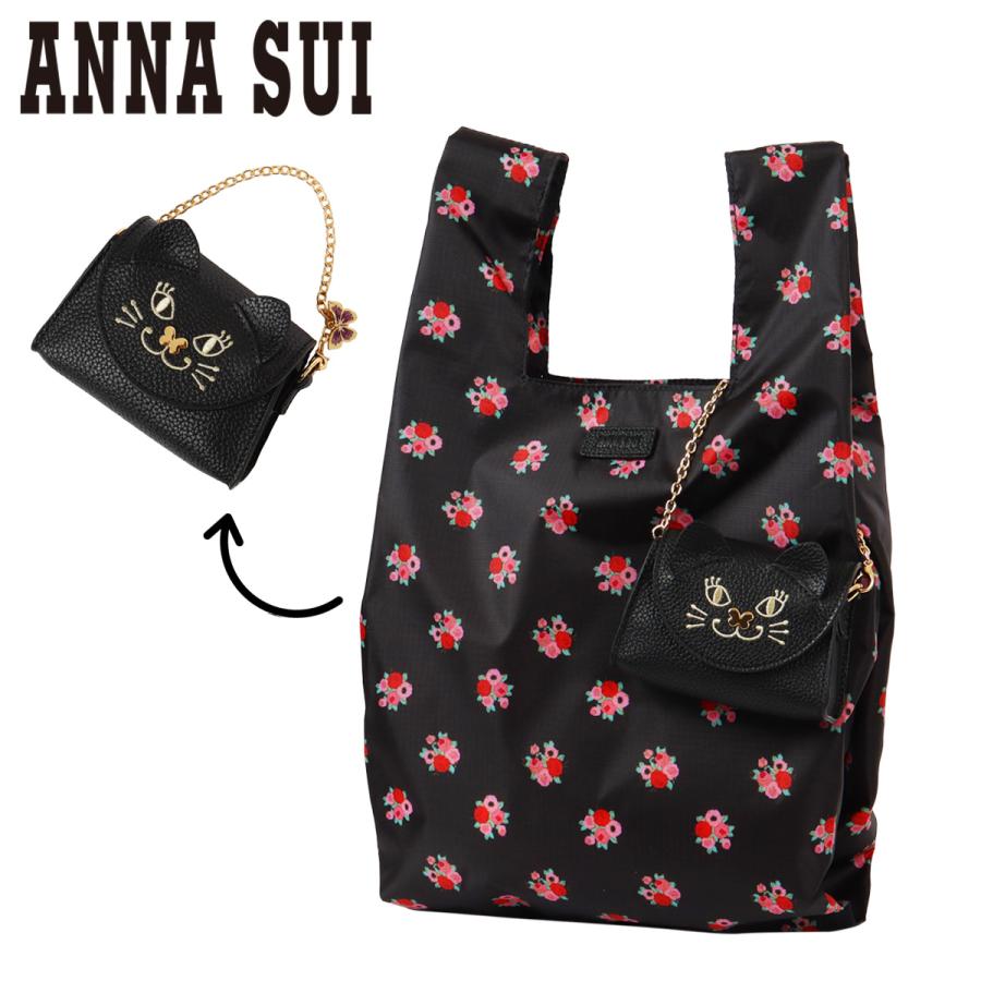 TiTi ポーチ 付き エコバッグ【新品】アナスイ　トートバッグ　ティティ ANNA SUI（アナスイ） エコバッグ TITIカスタム レディース 318244
