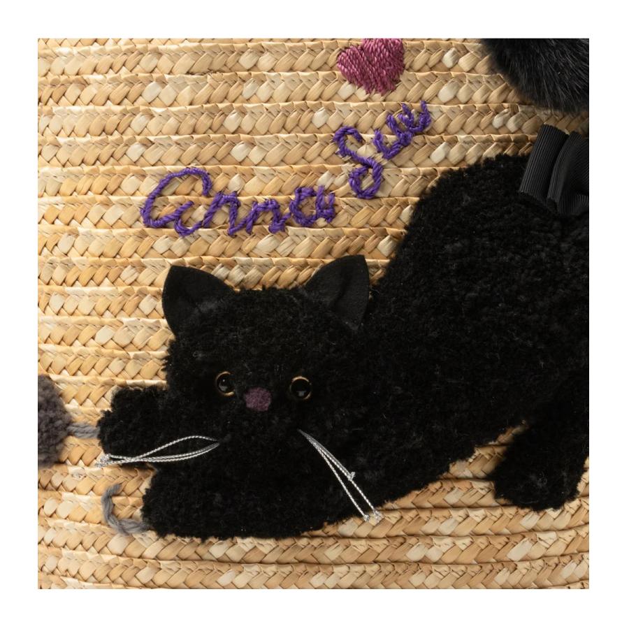 ANNA SUI（アナスイ） かごバッグ 猫 ねこ TITIプランク レディース