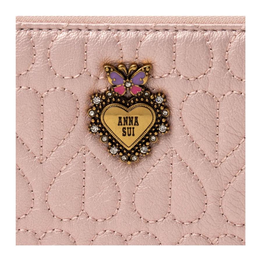 ANNA SUI（アナスイ） 長財布 L字ファスナー 本革 レディース