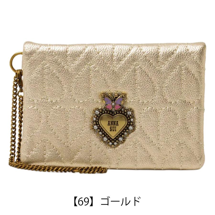ANNA SUI（アナスイ） パスケース 定期入れ 本革 レディース