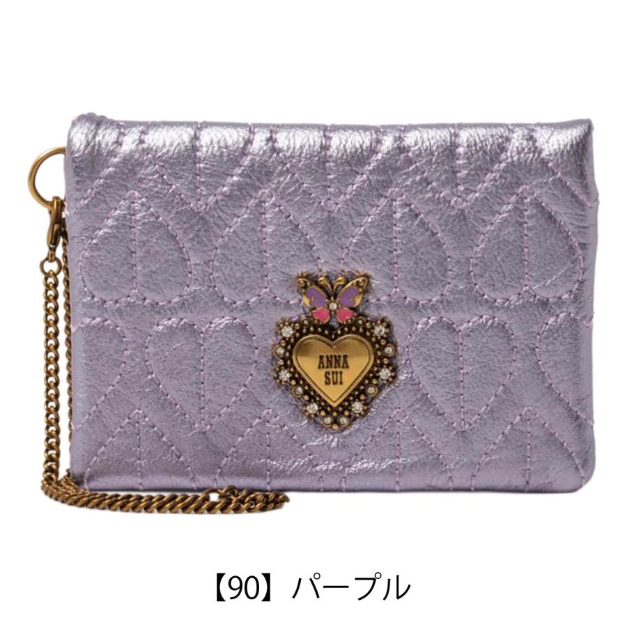 ANNA SUI（アナスイ） パスケース 定期入れ 本革 レディース