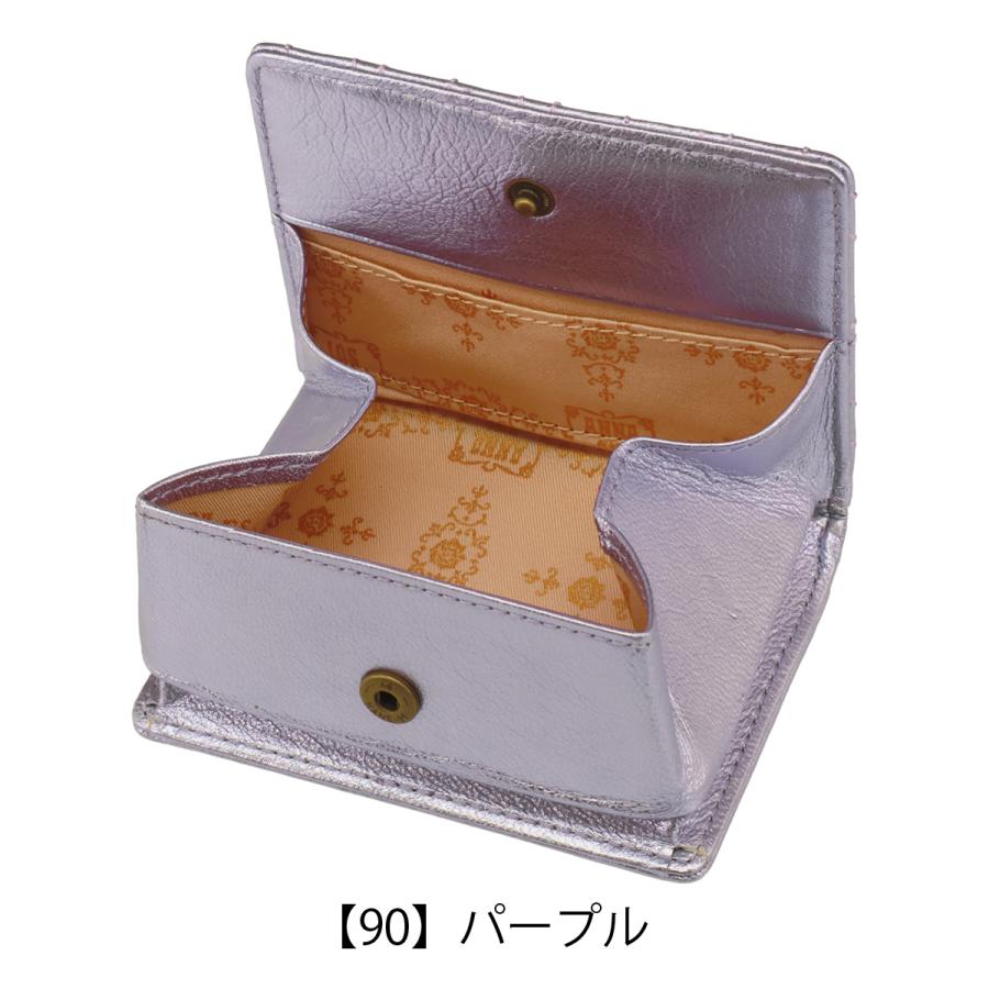 新品未使用！アナスイANNASUIジュエリーケース、小物入れ ANNA SUI（アナスイ） ミニ財布 小銭入れ カードケース BOX型 本革