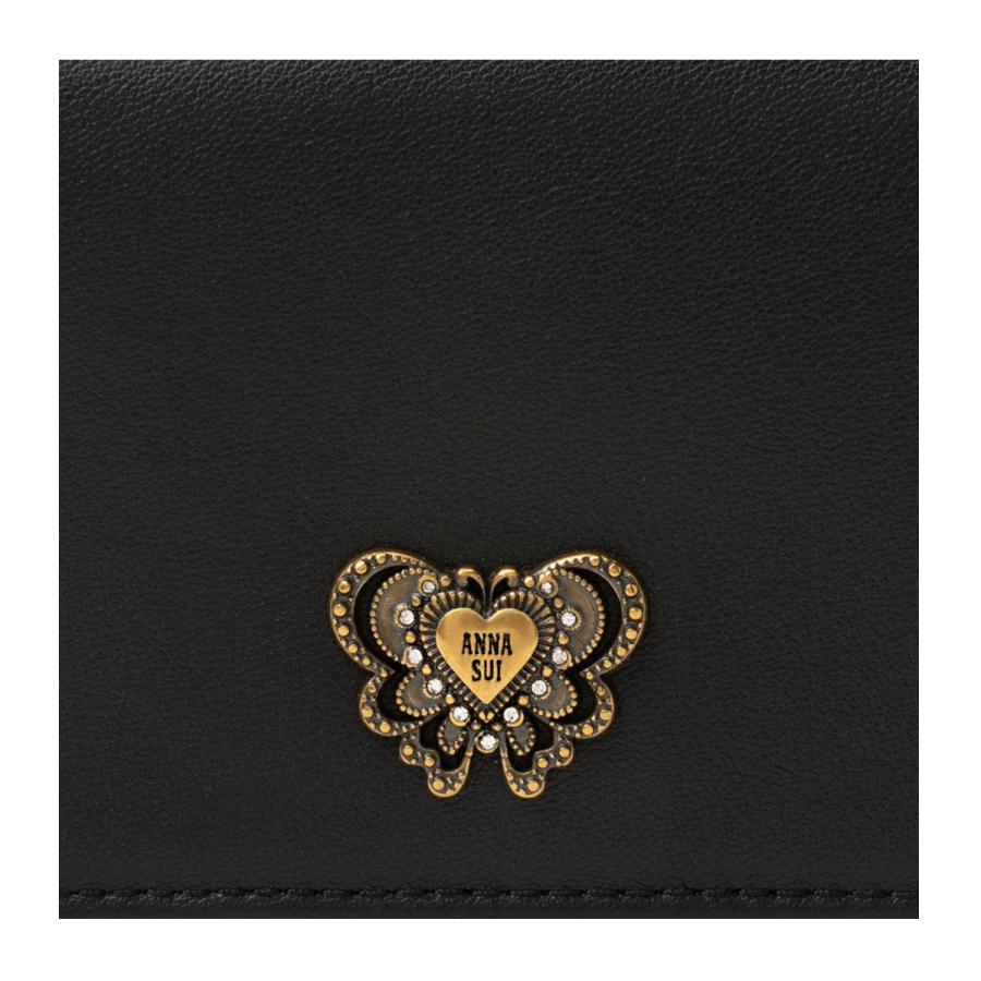 ANNA SUI（アナスイ） 名刺入れ 本革 ウィング レディース 318450 ANNA