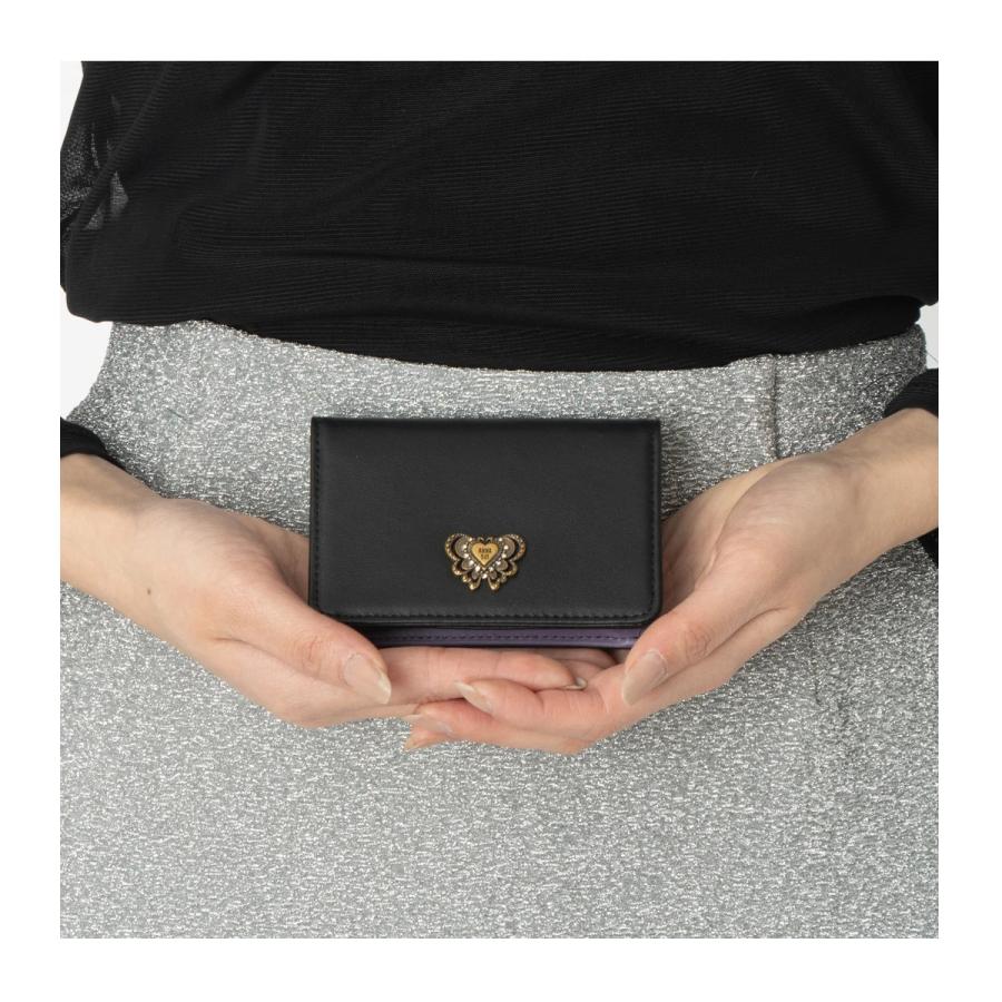 ANNA SUI（アナスイ） 名刺入れ 本革 ウィング レディース 318450 ANNA