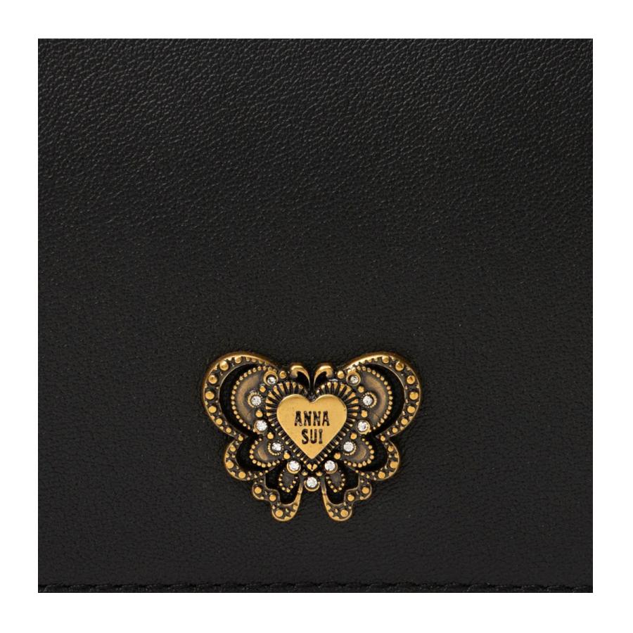 ANNA SUI（アナスイ） コインケース 小銭入れ BOX型 本革 ウィング