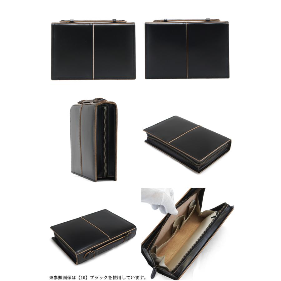 Luggage AOKI 1894 青木鞄 セカンドバッグ 3709 枯淡 当社限定ネイビー