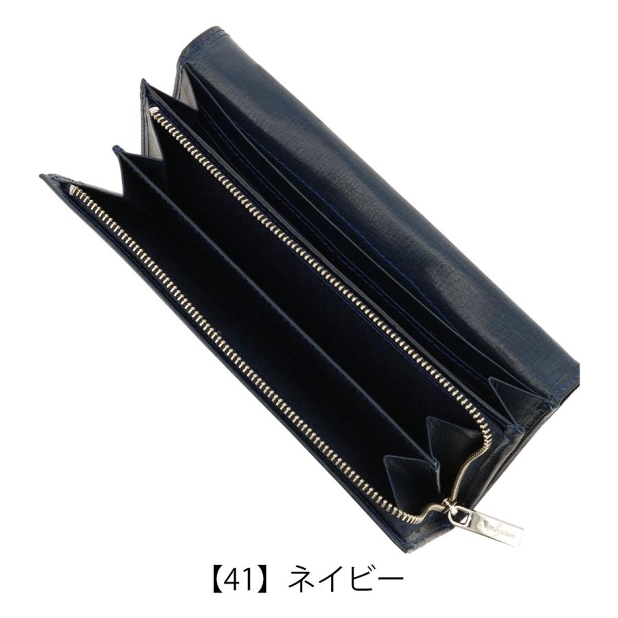 未使用 箱付 マアクアスキュータム 型押レザー切替 フラップ長財布 黒 Aquascutum（アクアスキュータム） 長財布 かぶせ 本革 アルチザン AQW