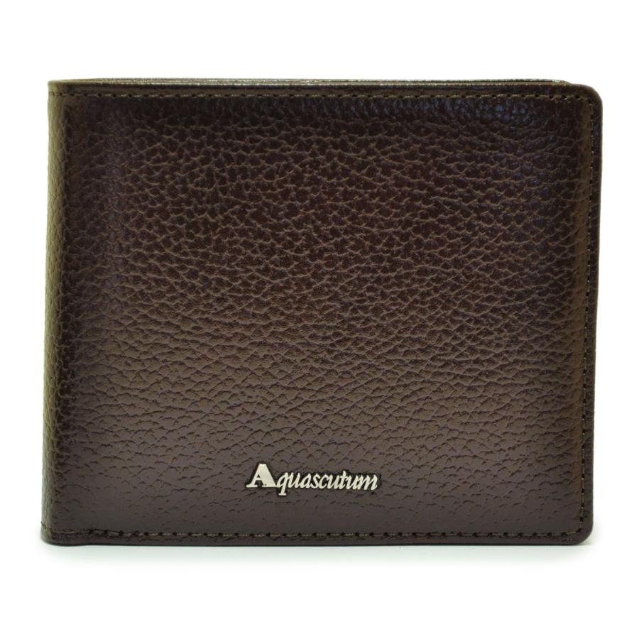 アクアスキュータム 二つ折り財布 メンズ ケンブリッジ 4150121 Aquascutum 本革 レザー｜sacsbar｜05