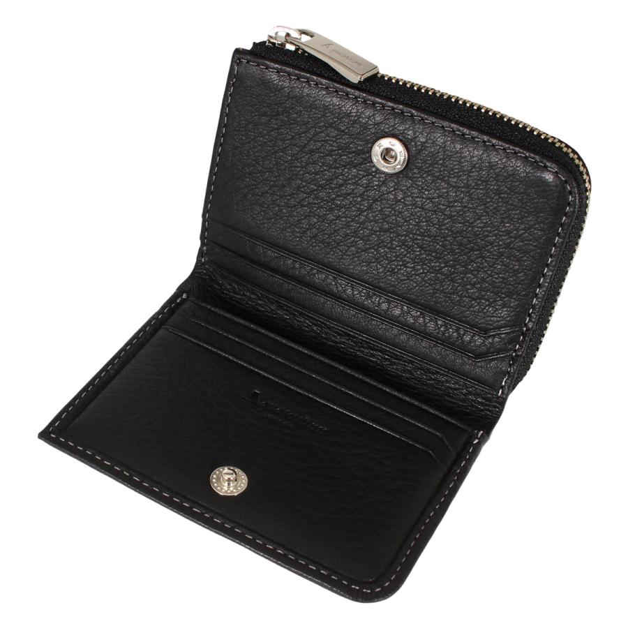 Aquascutum アクアスキュータム 二つ折り財布 本革 レザー Aquascutum アクアスキュータム 二つ折り財布 本革 レザー