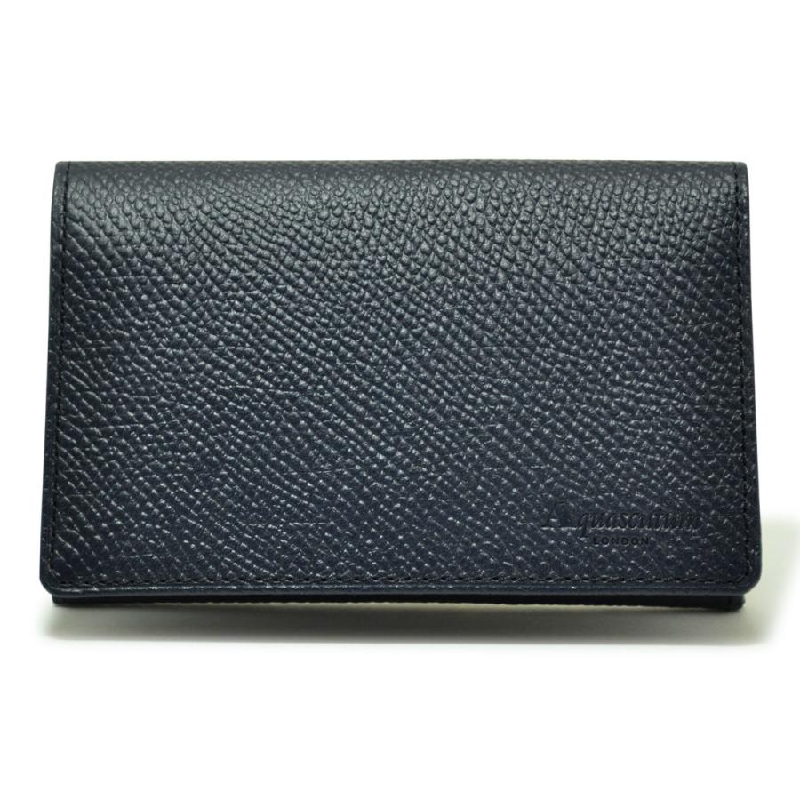 アクアスキュータム 名刺入れ メンズ リバプール 9120121 Aquascutum 撥水 カードケース 本革 レザー 日本製｜sacsbar｜05