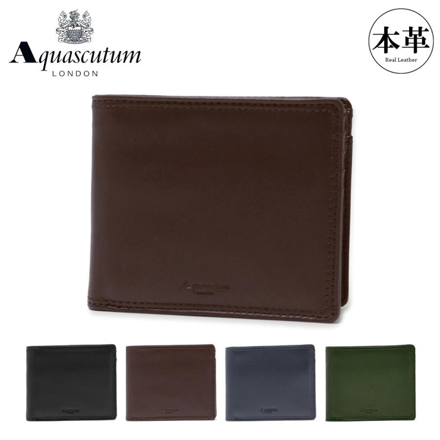 Aquascutum（アクアスキュータム） 二つ折り財布 サットン AQWS-001
