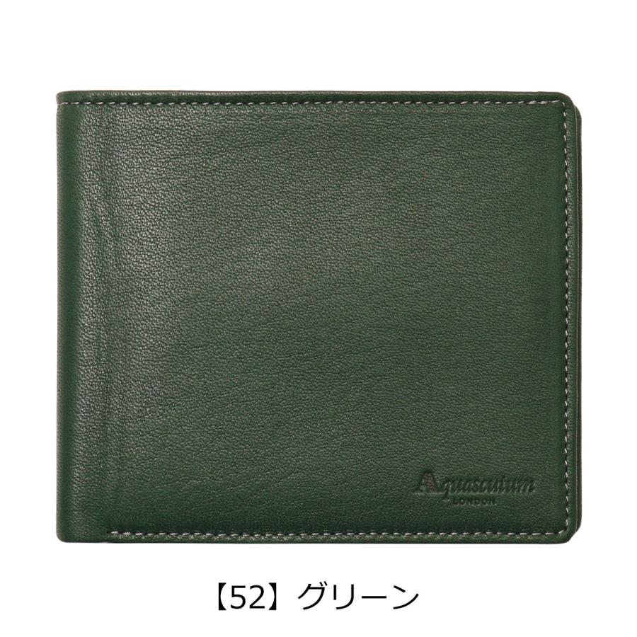 Aquascutum アクアスキュータム 二つ折り財布 メンズ ブレント
