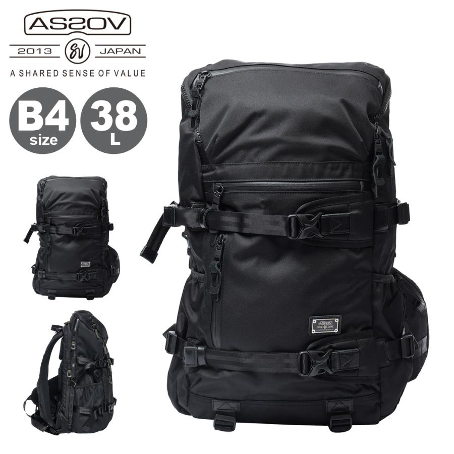 AS2OV アッソブ リュック バックパック 38L B4 コーデュラドビー