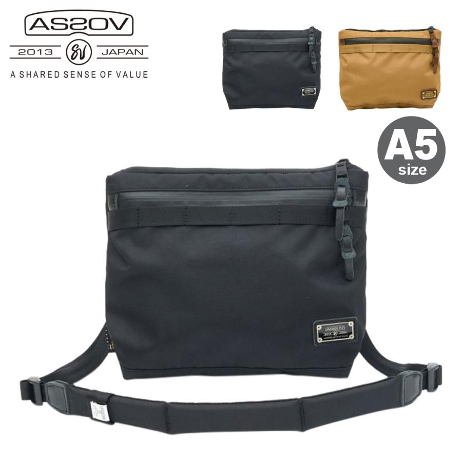 AS2OV 061417 CORDURA DOBBY サコッシュ　A5 カーキ AS2OV 061417 CORDURA DOBBY サコッシュ A5 カーキ CORDURA