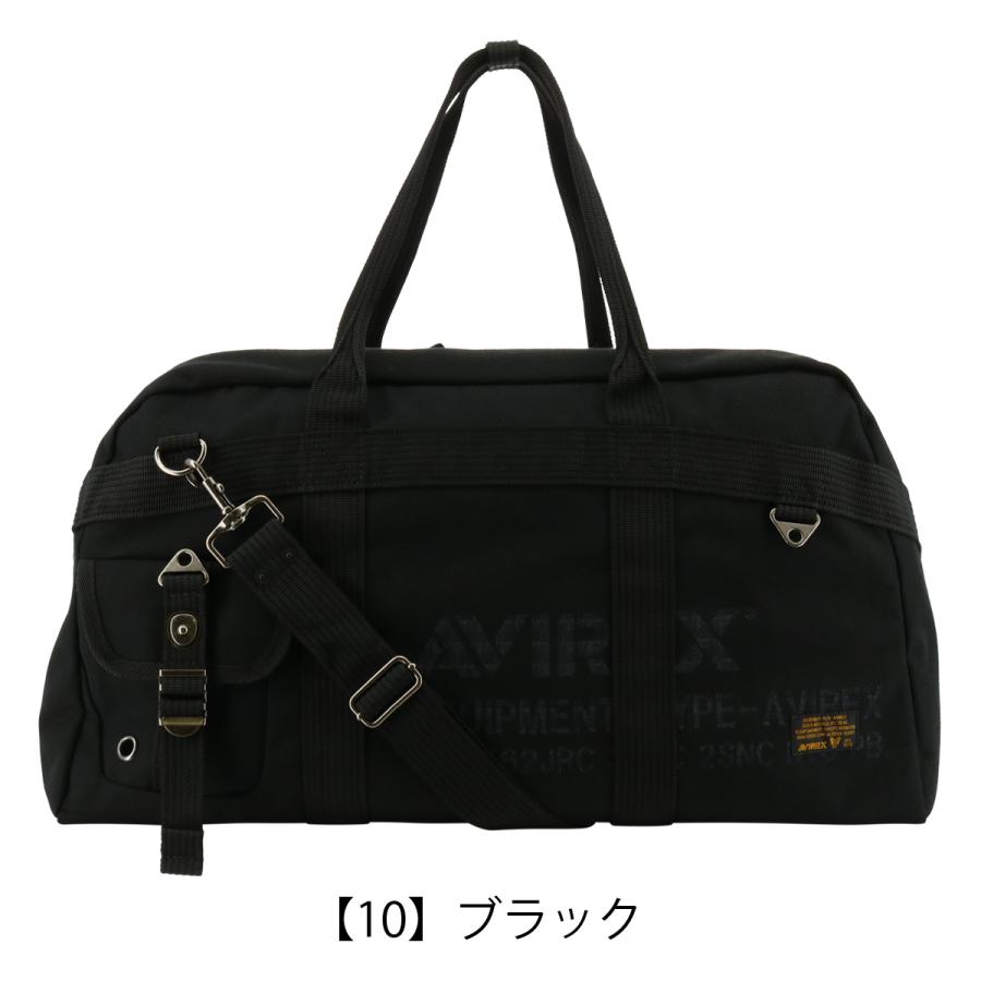 AVIREX ブラック バッグ AVIREX（アヴィレックス） ボストンバッグ 30L メンズ イーグル