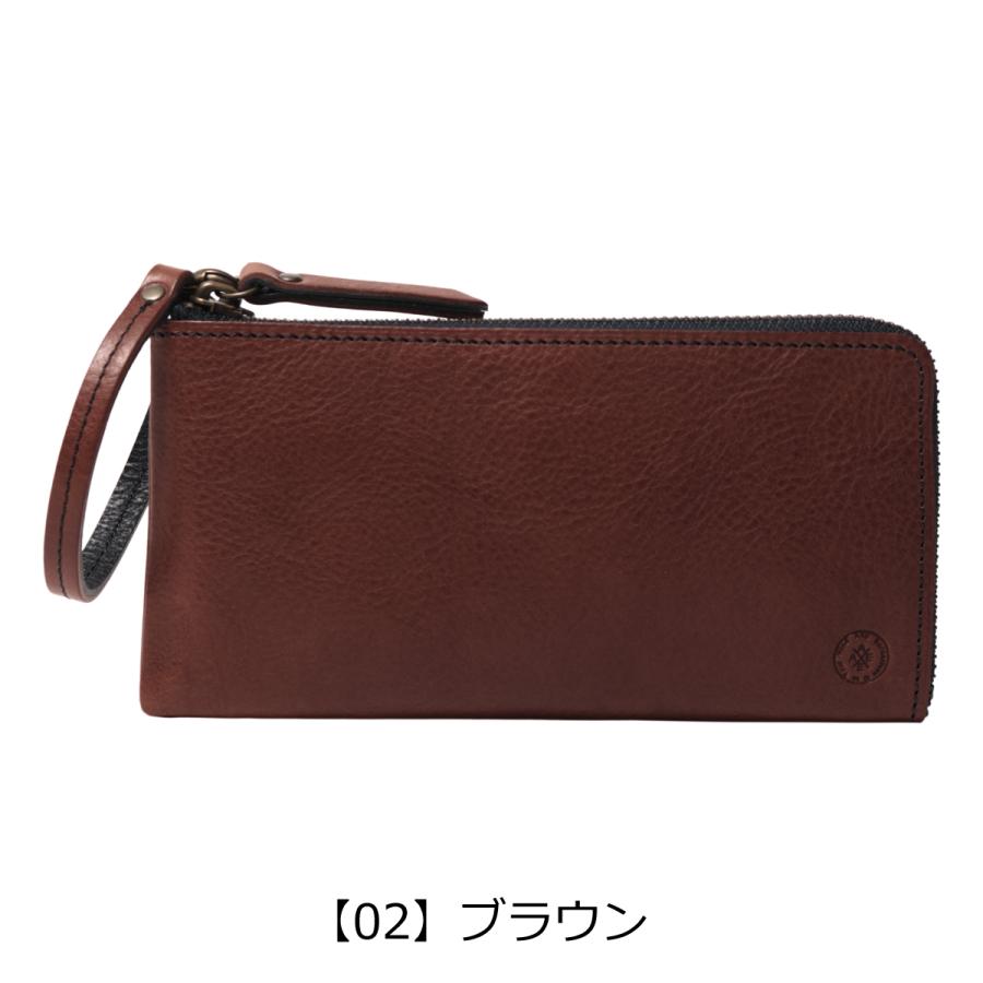 AXE J-line アックス ジャパンライン 長財布 本革 L字ファスナー 薄型