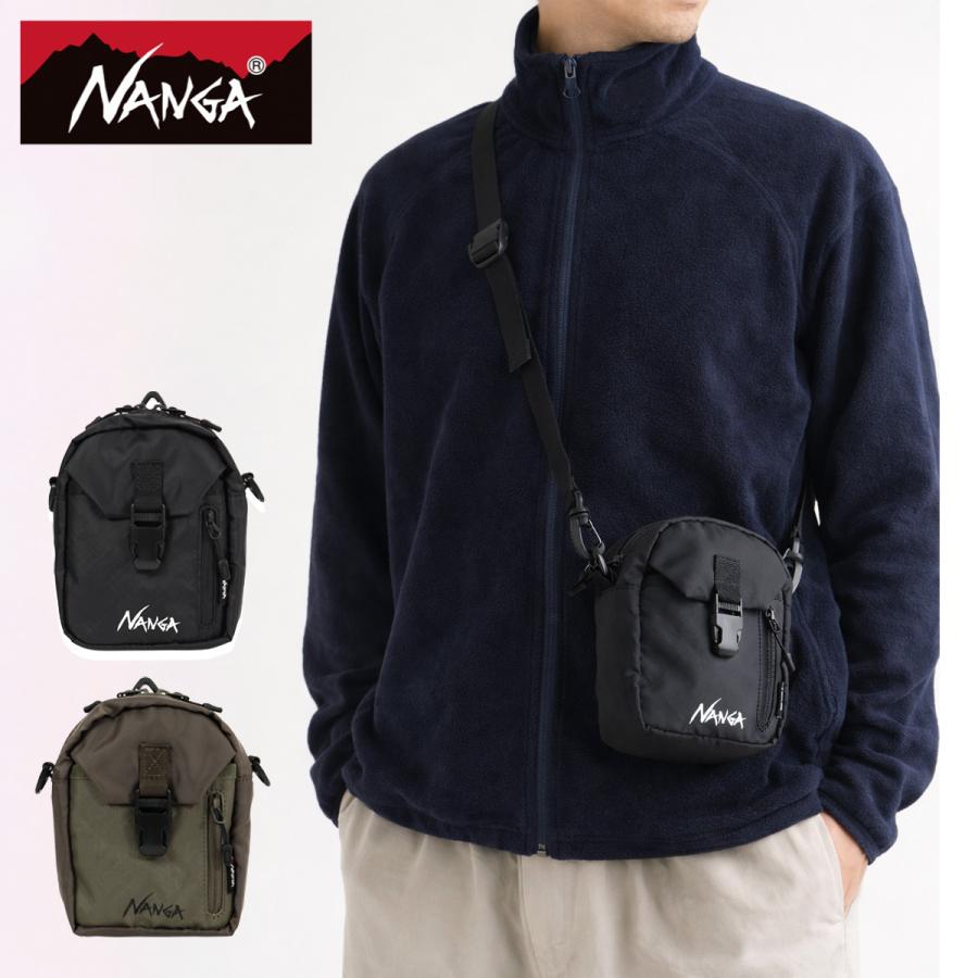 【美品】ナンガ　ショルダーバッグ NANGA - 【美品】ナンガ NANGA ショルダーバッグ ブラックの通販 by SP