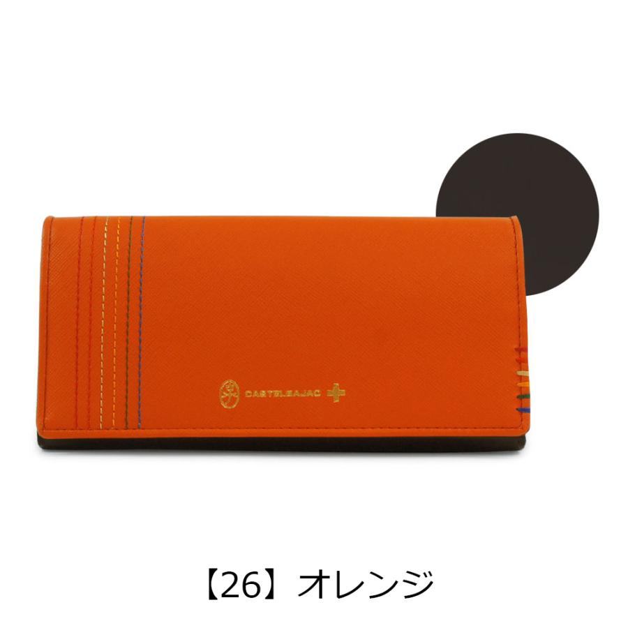 CASTELBAJAC（カステルバジャック） 長財布 本革 ステッチ 027604